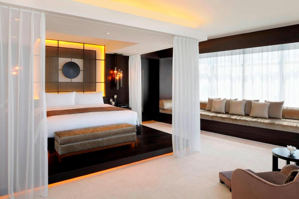 غرف فندق جي دبليو ماريوت دبي الفاخر