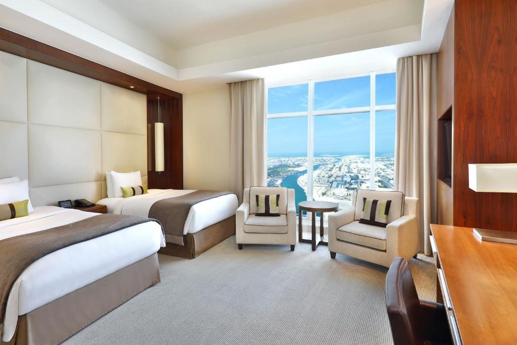 غرف فندق جي دبليو ماريوت دبي